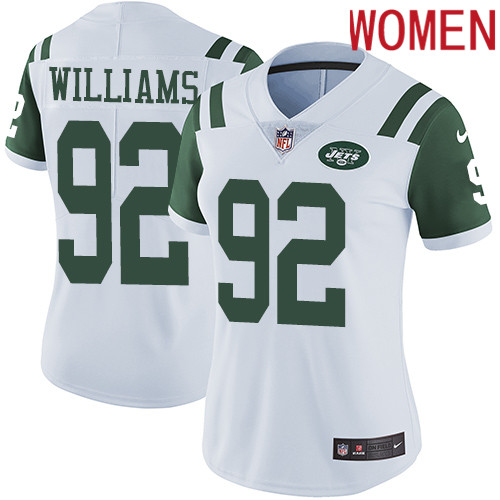 2019 Women New York Jets #92 Williams White Nike Vapor Untouchable Limited NFL Jersey->jacksonville jaguars->NFL Jersey